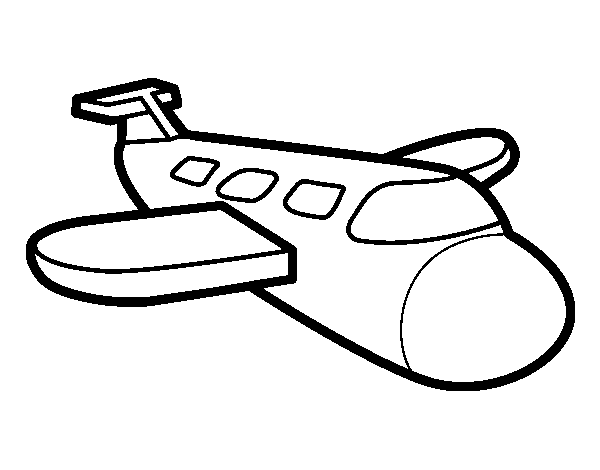 Disegno di Airbus da Colorare