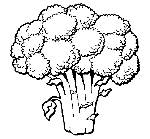 Disegno di Broccoli  da Colorare