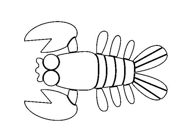 Disegno di Crustacea da Colorare