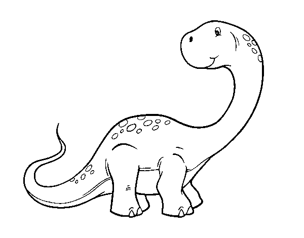 Disegno di Brachiosaurus altithorax da Colorare