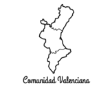 Disegno di Communauté valencienne da colorare