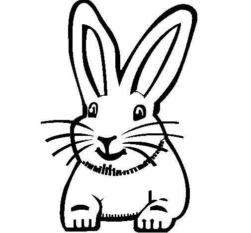 Disegno di Coniglio da Colorare