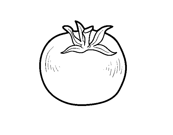 Disegno di Pomodoro ecologico da Colorare