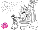 Dibujo de Principessa Luna  My Little Pony