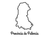 Disegno di Provincia di Palencia da colorare