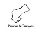 Disegno di Provincia di Tarragona da colorare