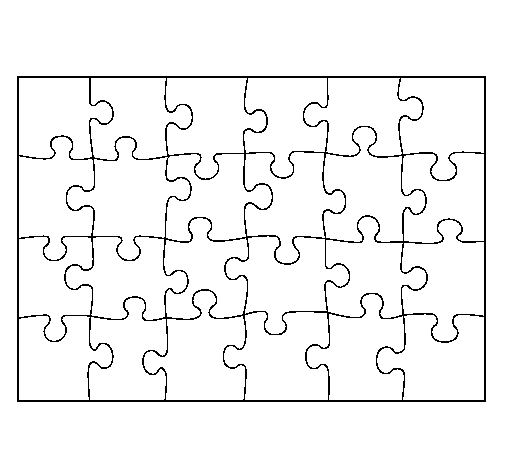 Disegno di Puzzle da Colorare