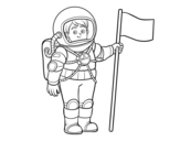 Disegno di Un astronauta da colorare