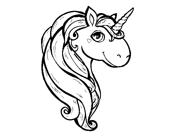 Disegno di Un unicorno da Colorare